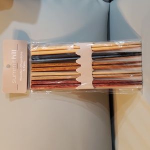 5 Pk Wooden Chopsticks NWT